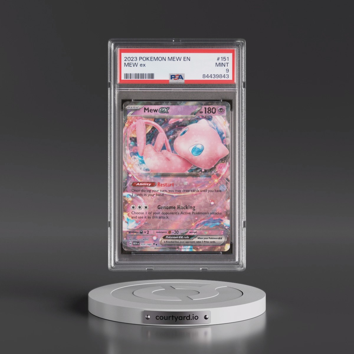 2023 Pokémon Mew EN-151 #151 Mew EX - Holo (PSA 9 MINT)