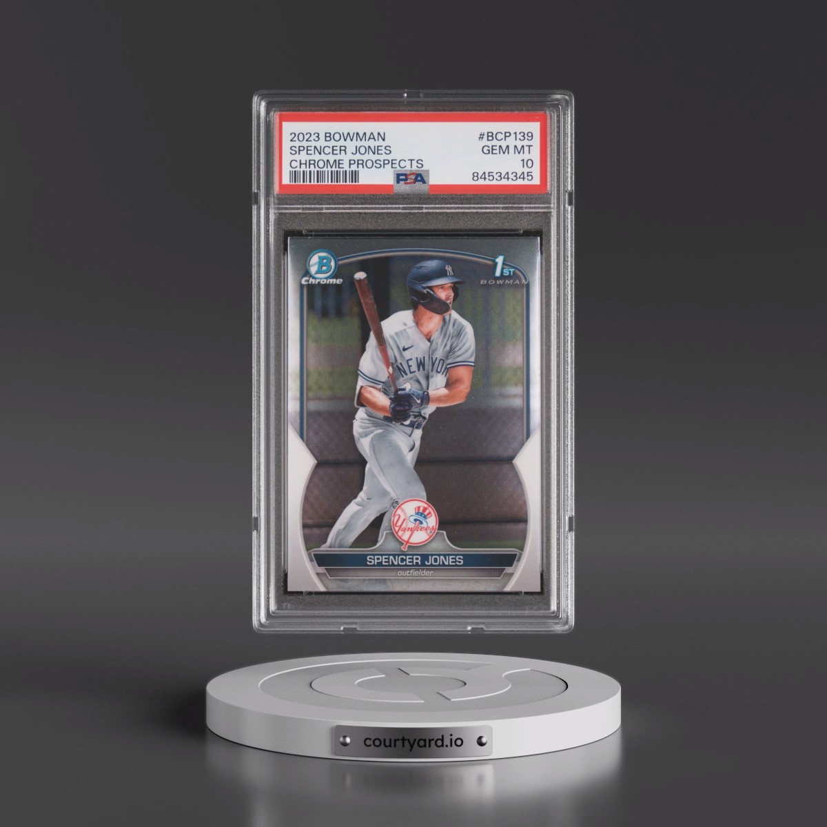 2023 Bowman Chrome Prospects Spencer Jones #BCP139 PSA 10