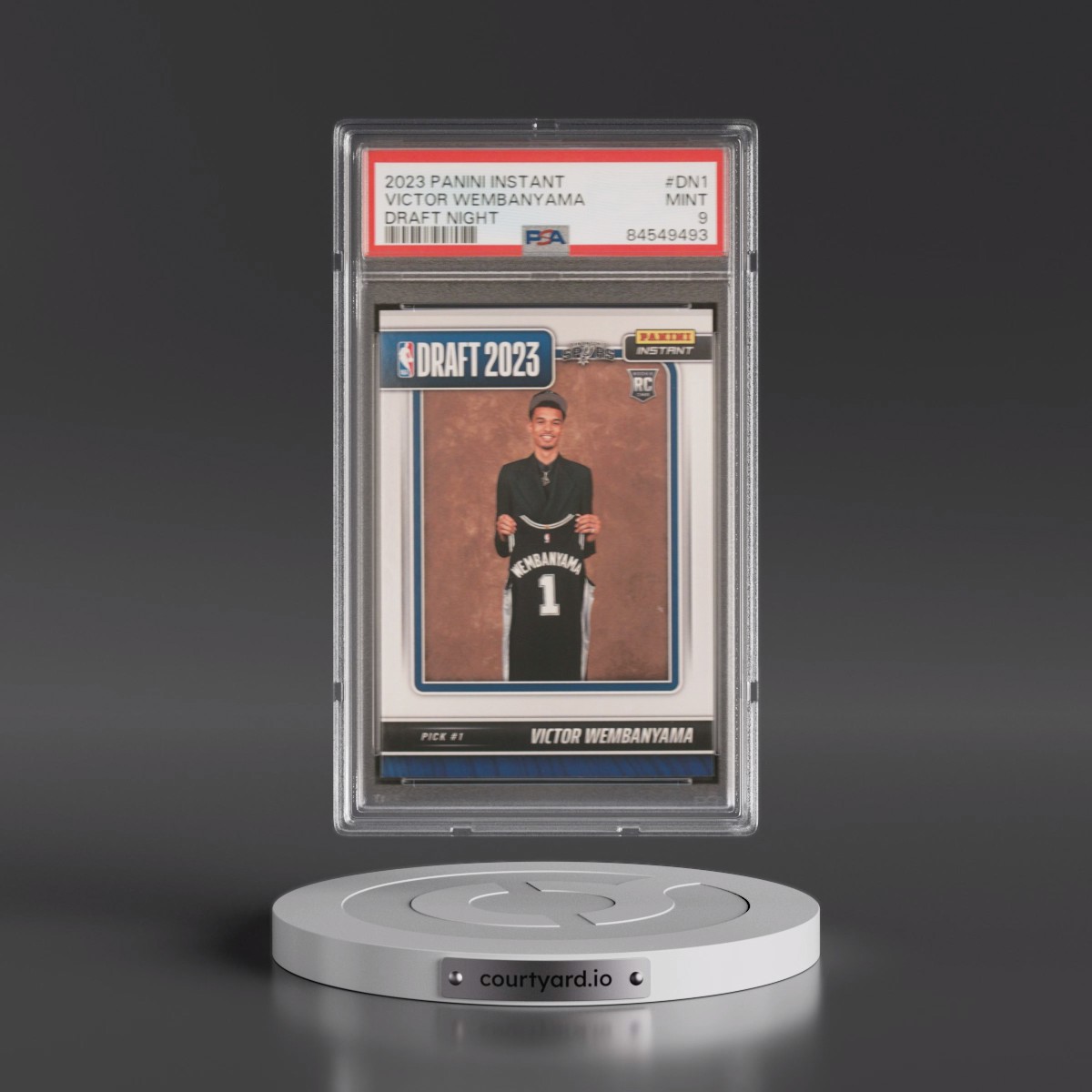 2023 Panini Instant Draft Night #DN1 Victor Wembanyama (PSA 9 MINT)