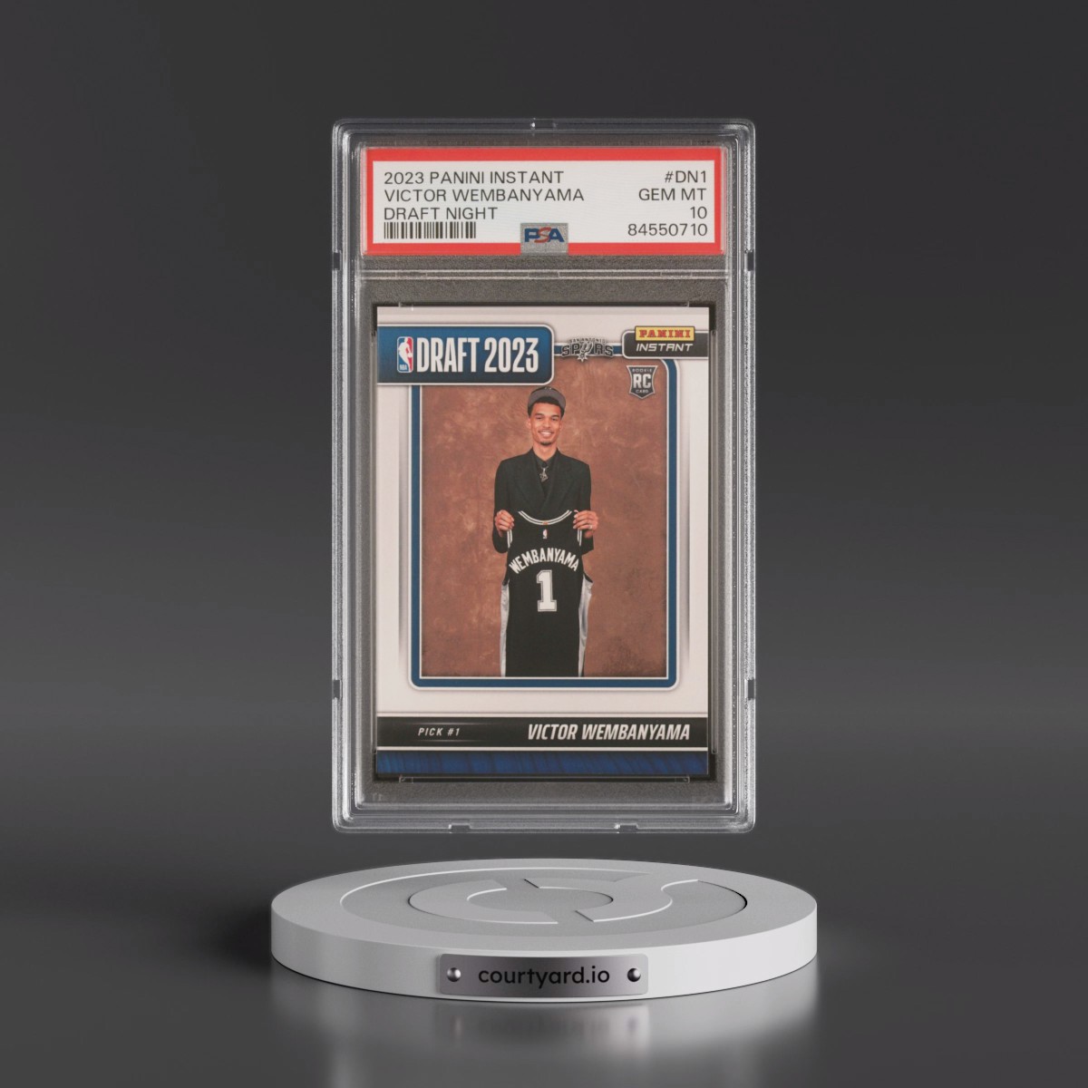 2023 Panini Instant Draft Night #DN1 Victor Wembanyama (PSA 10 GEM MINT)