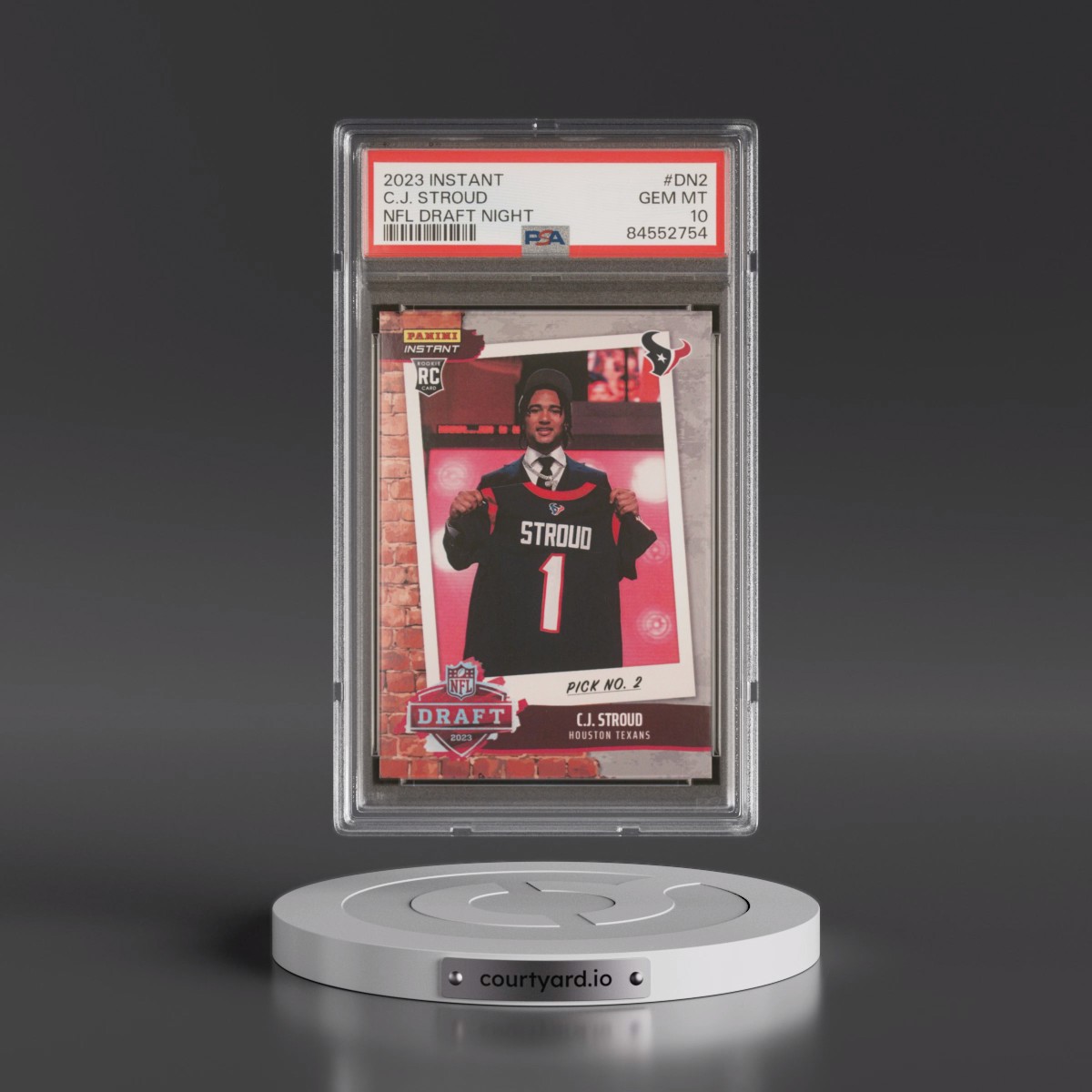 2023 Panini Instant NFL Draft Night #DN2 C.J. Stroud (PSA 10 GEM MINT)