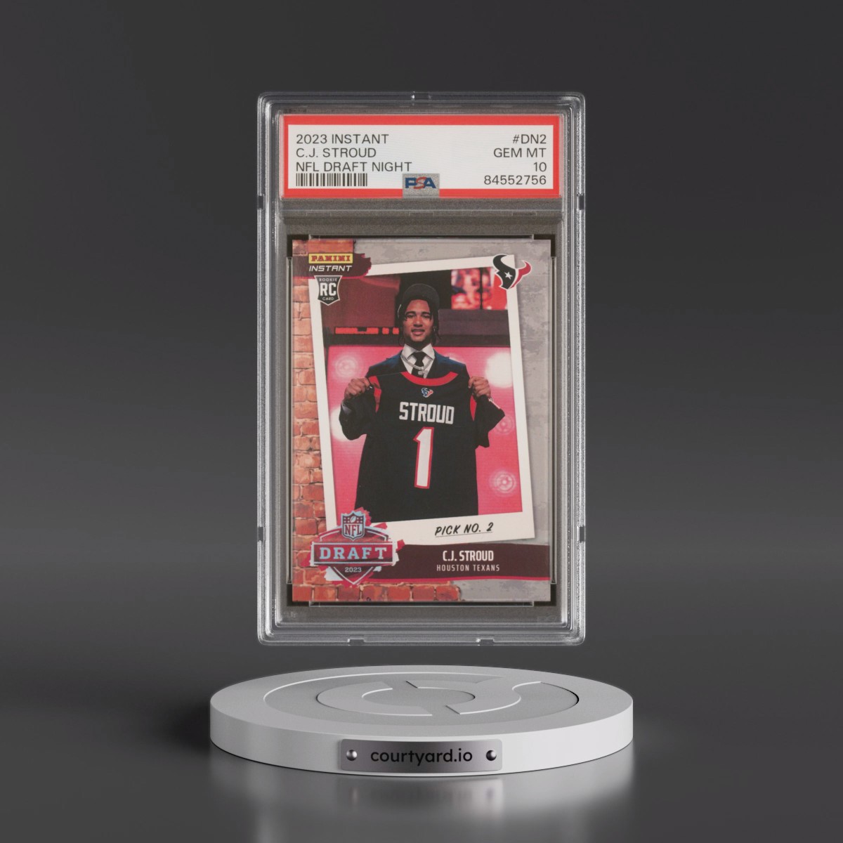 2023 Panini Instant NFL Draft Night #DN2 C.J. Stroud (PSA 10 GEM MINT)