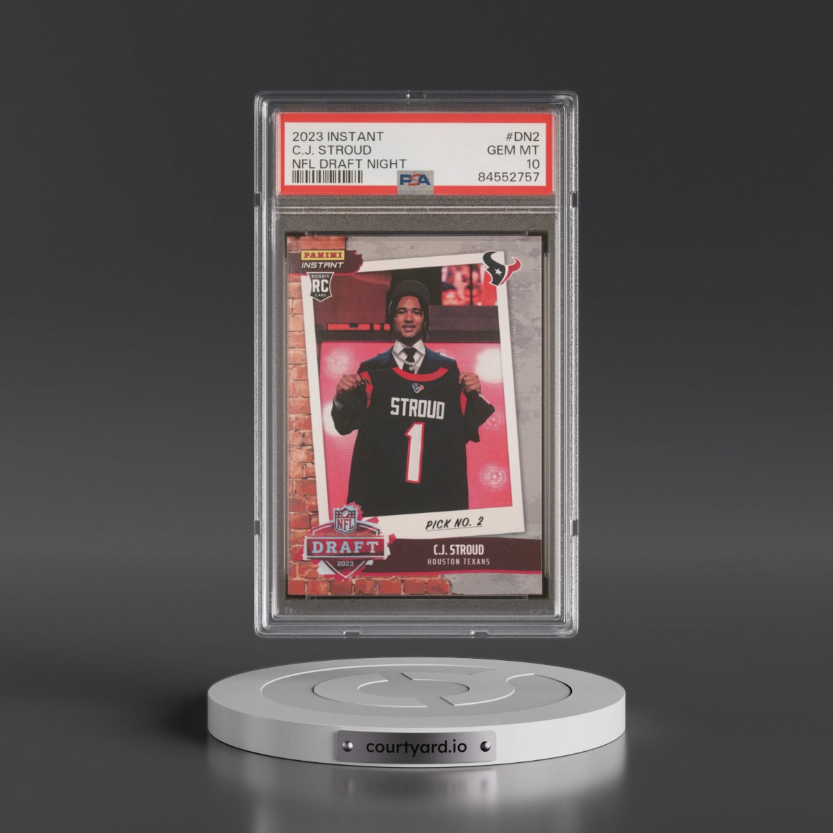 2023 Panini Instant NFL Draft Night #DN2 C.J. Stroud (PSA 10 GEM MINT)