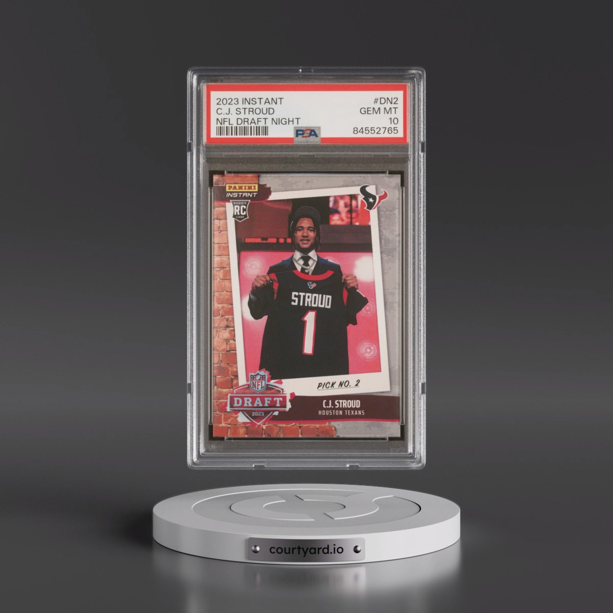 2023 Panini Instant NFL Draft Night #DN2 C.J. Stroud (PSA 10 GEM MINT)