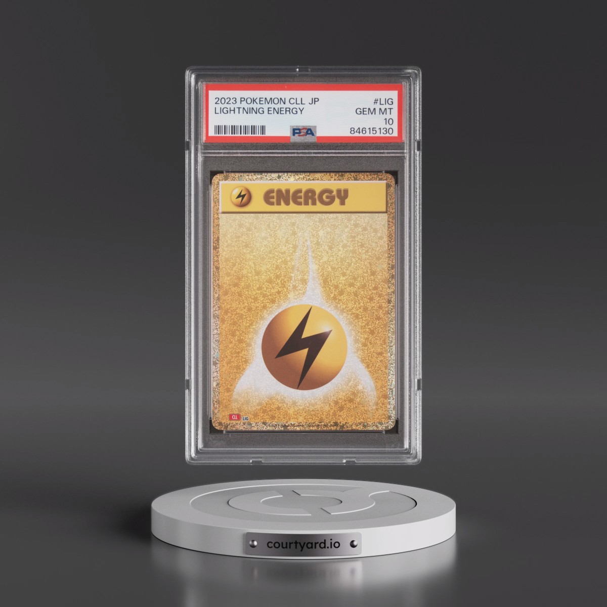 2023 Pokémon Cll-Trading Card Game Classic Charizard & HO-Oh EX Deck #LIG Lightning Energy (PSA 10 GEM MINT)