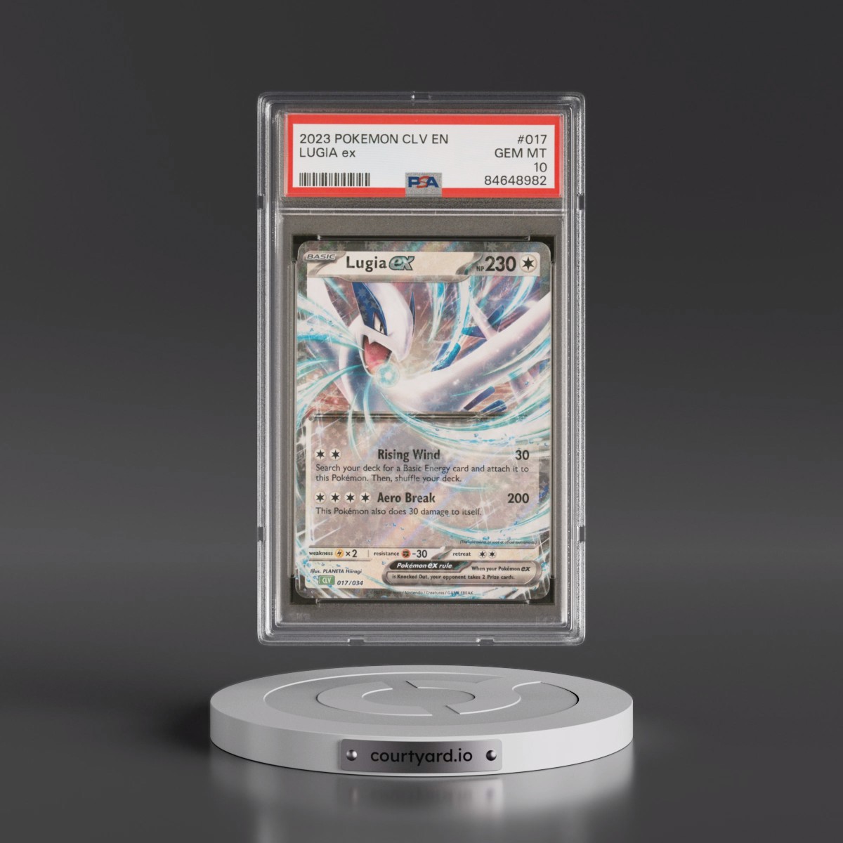 2023 Pokémon CLV-Trading Card Game Classic Venusaur & Lugia EX Deck #017 Lugia EX - Holo (PSA 10 GEM MINT)