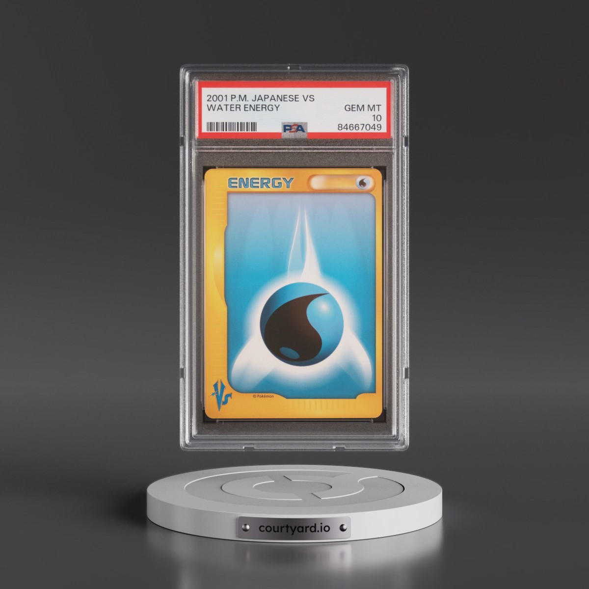 2001 Pokémon VS Water Energy (PSA 10 GEM MINT)