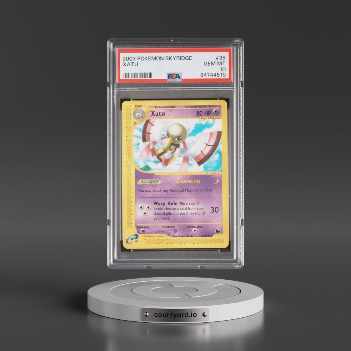 2003 Pokémon Skyridge #35 Xatu (PSA 10 GEM MINT)
