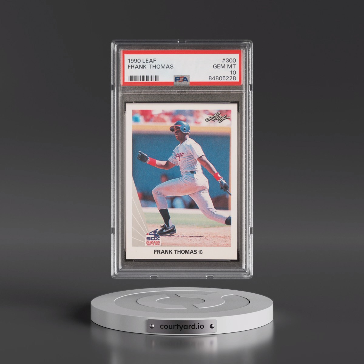 1990 Leaf #300 Frank Thomas (PSA 10 GEM MINT)