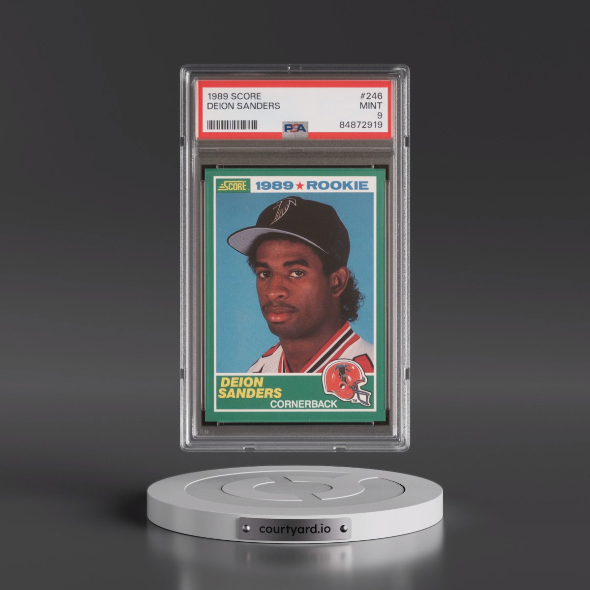 1989 Score #246 Deion Sanders (PSA 9 MINT)