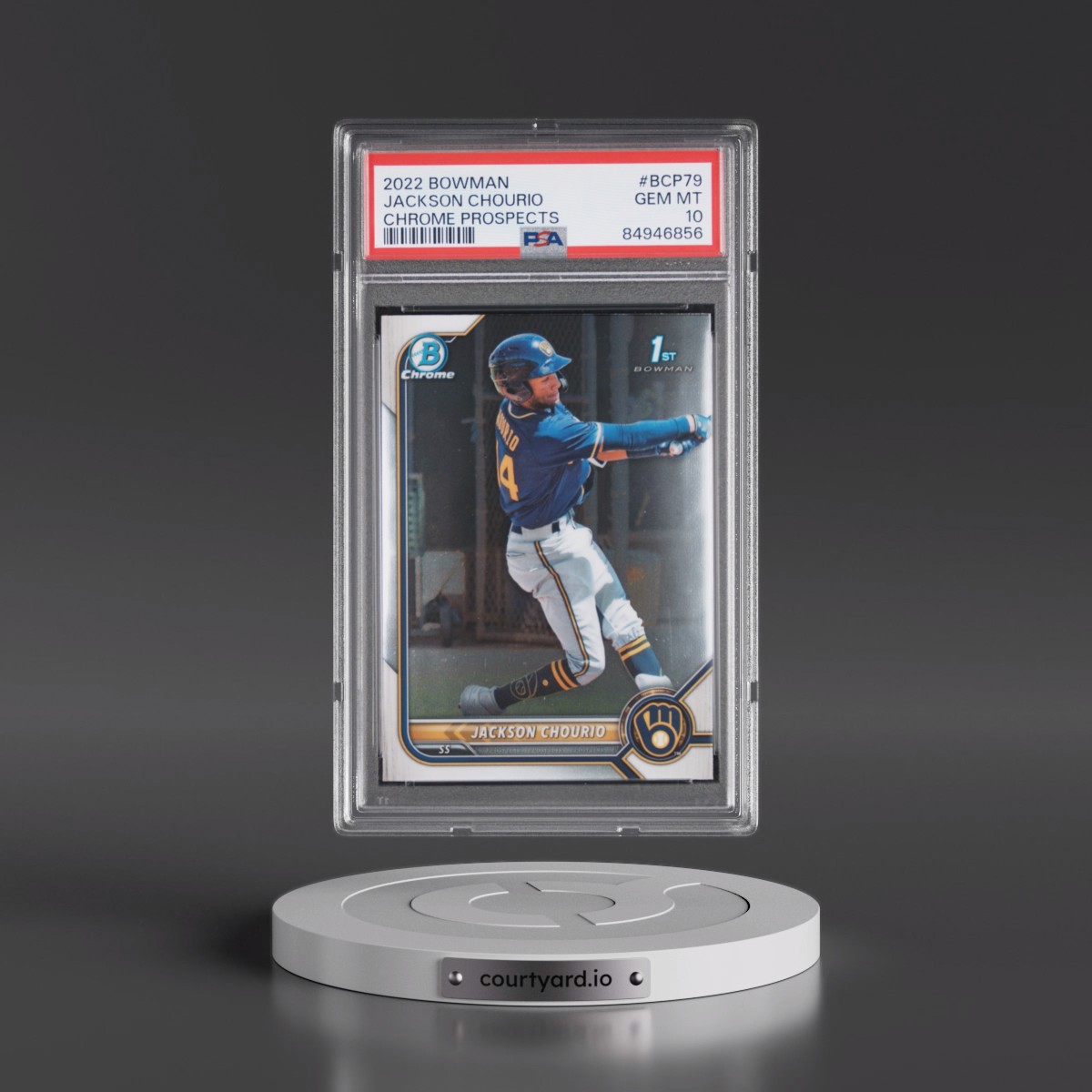 2022 Bowman Chrome Prospects #BCP79 Jackson Chourio (PSA 10 GEM MINT)
