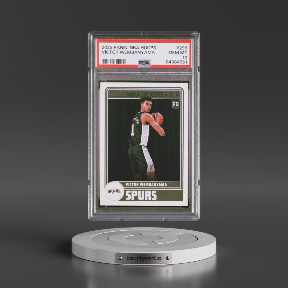 2023 Panini NBA Hoops Victor Wembanyama #298 PSA 10