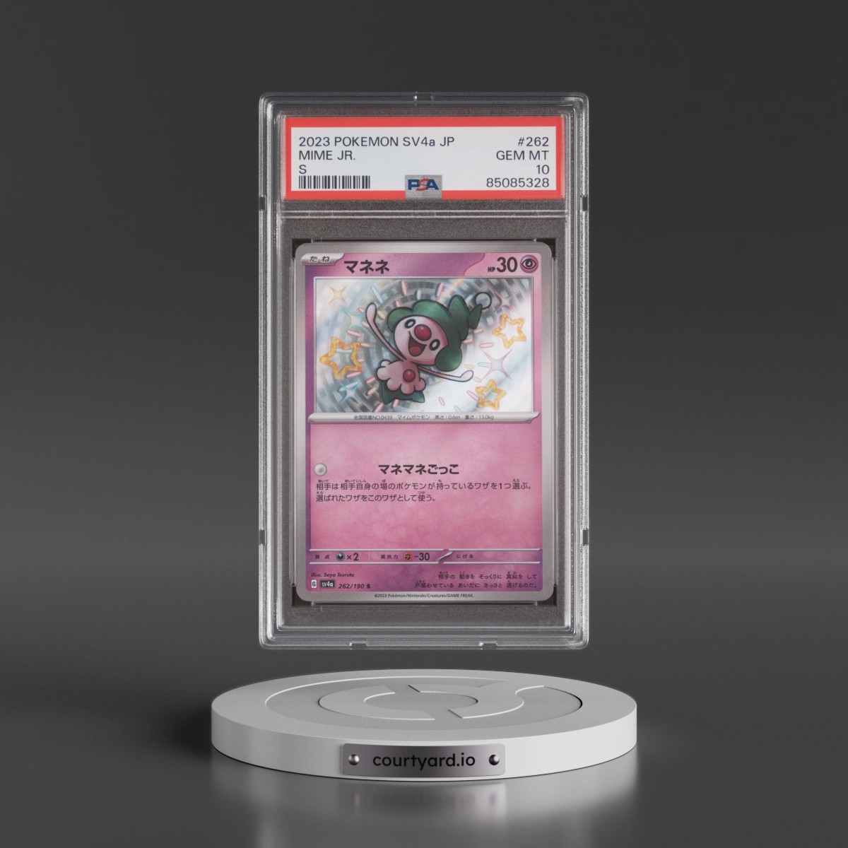 2023 Pokémon Sv4a-Shiny Treasure EX #262 Mime Jr. - S (PSA 10 GEM MINT)
