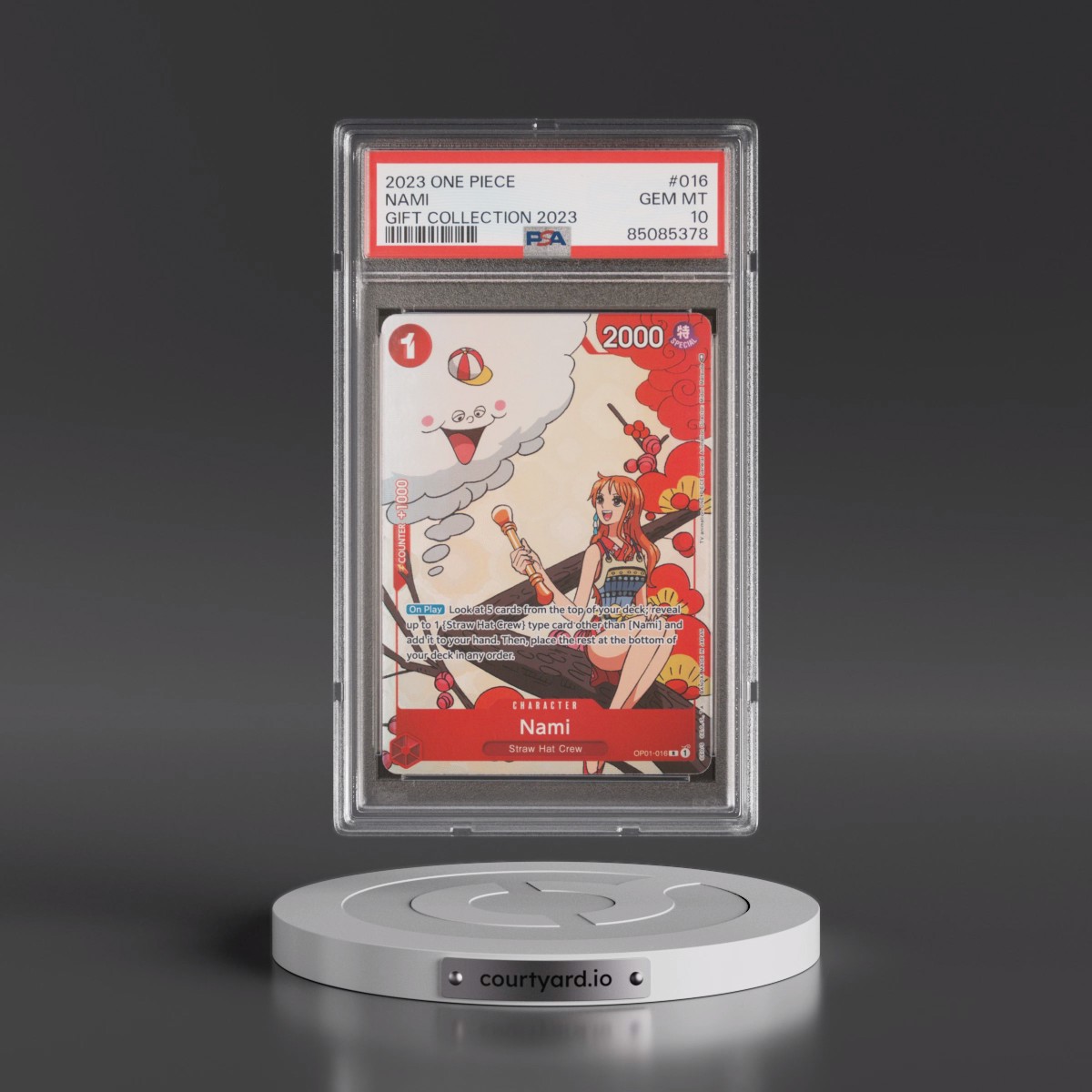 2023 One Piece Gift Collection 2023 #016 Nami (PSA 10 GEM MINT)