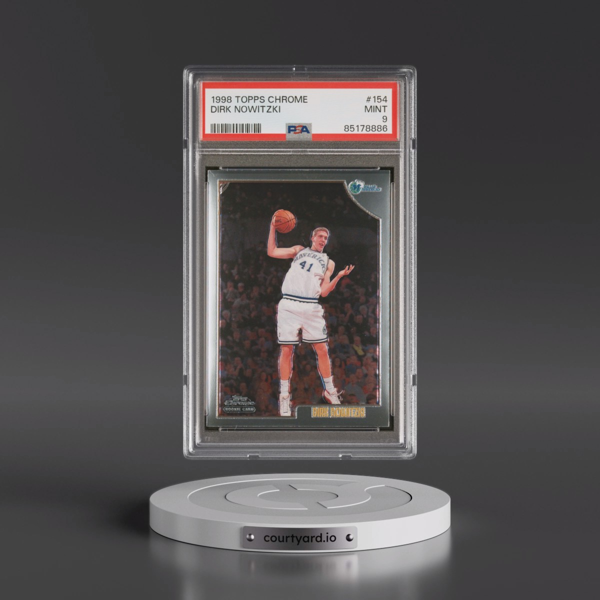 1998 Topps Chrome #154 Dirk Nowitzki (PSA 9 MINT)