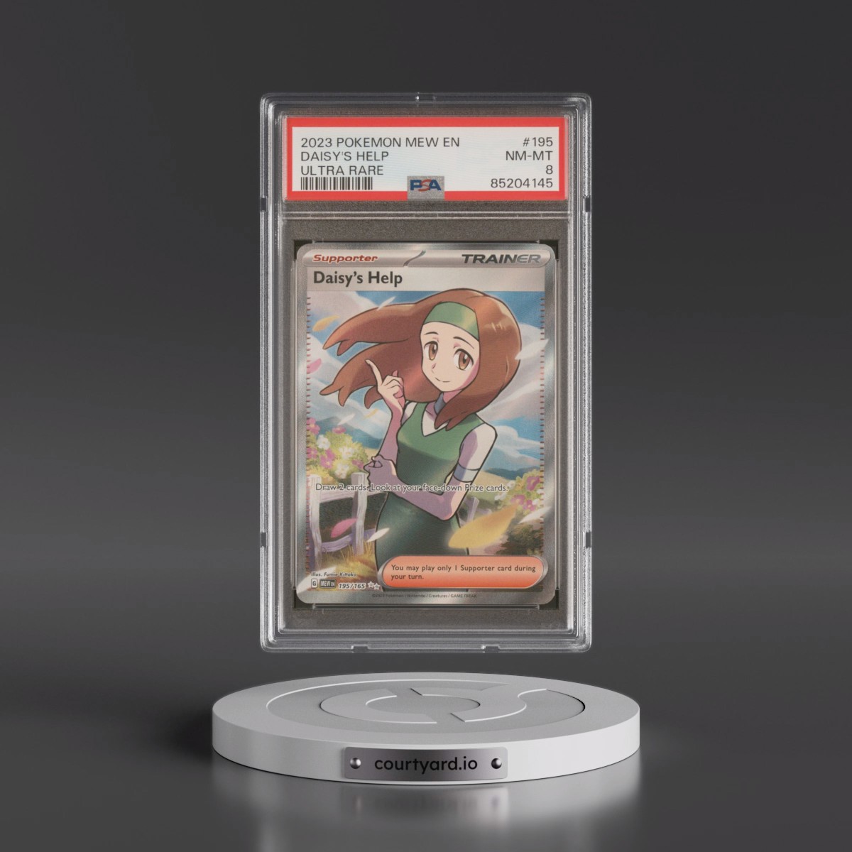 2023 Pokémon Mew EN-151 #195 Daisy's Help - Ultra Rare (PSA 8 NM-MT)
