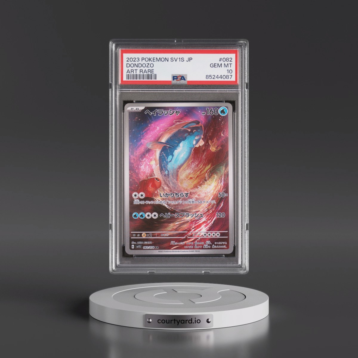 2023 Pokémon Sv1s-Scarlet EX #082 Dondozo - Art Rare (PSA 10 GEM MINT)
