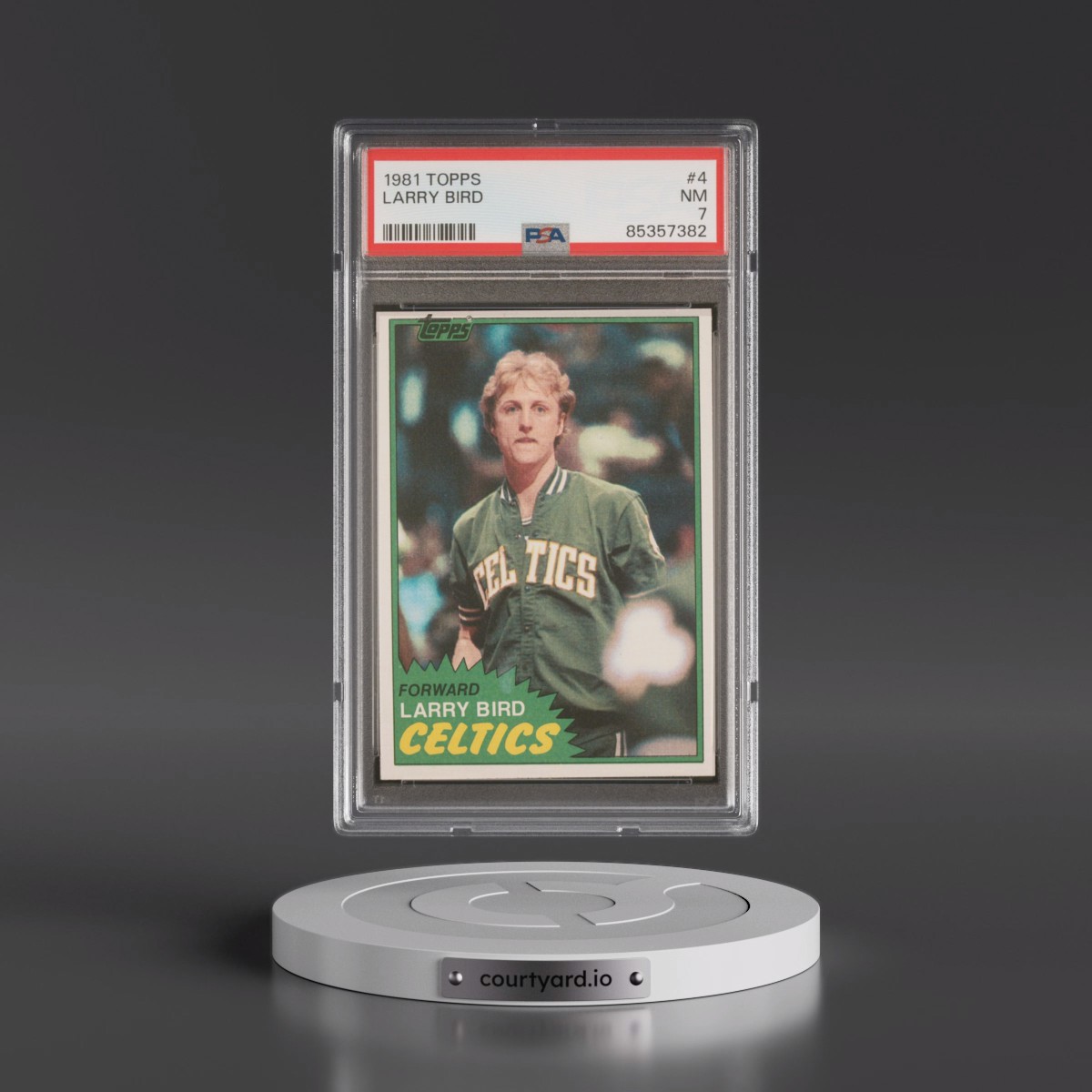 1981 Topps #4 Larry Bird (PSA 7 NM)