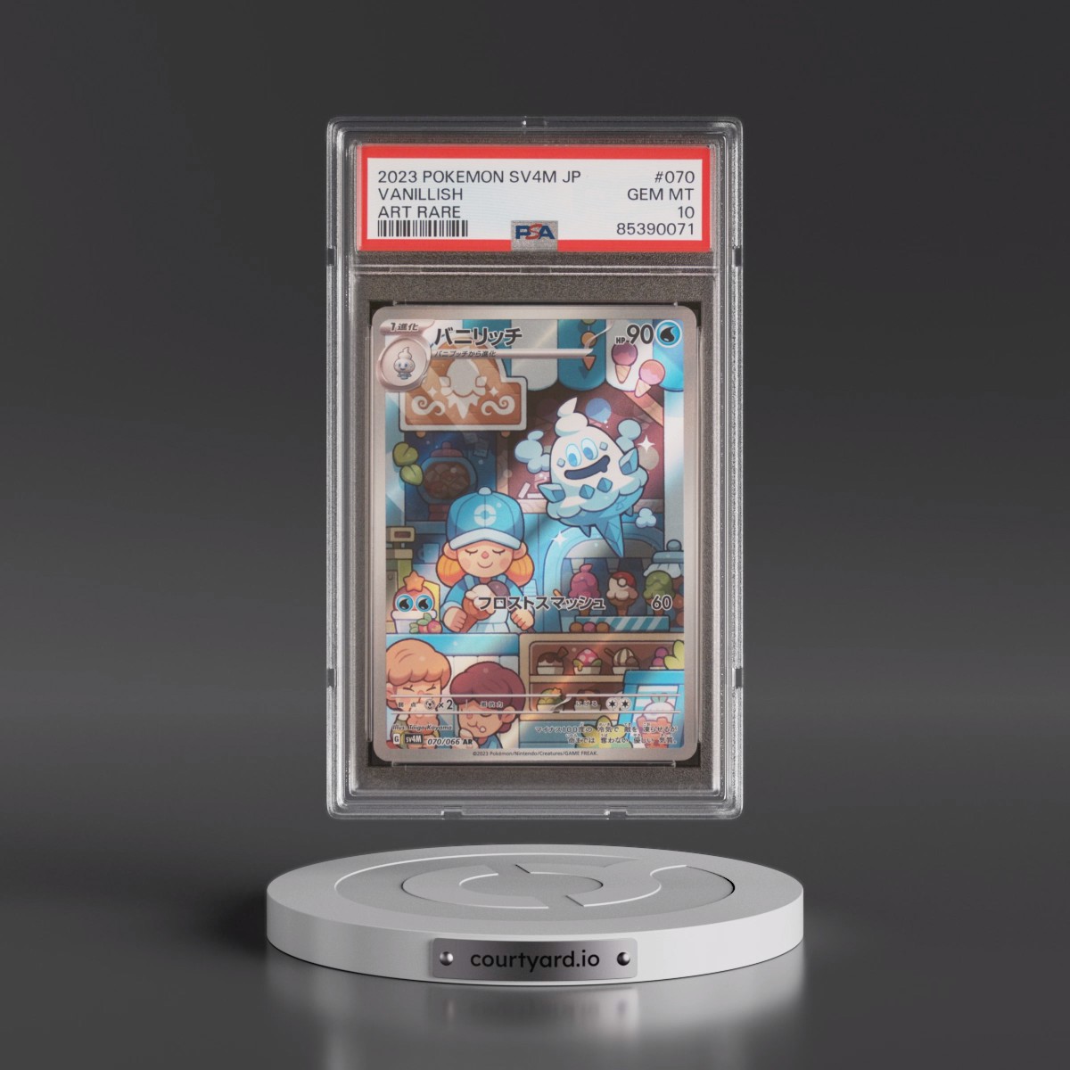 2023 Pokémon Sv4m-Future Flash #070 Vanillish - Art Rare (PSA 10 GEM MINT)