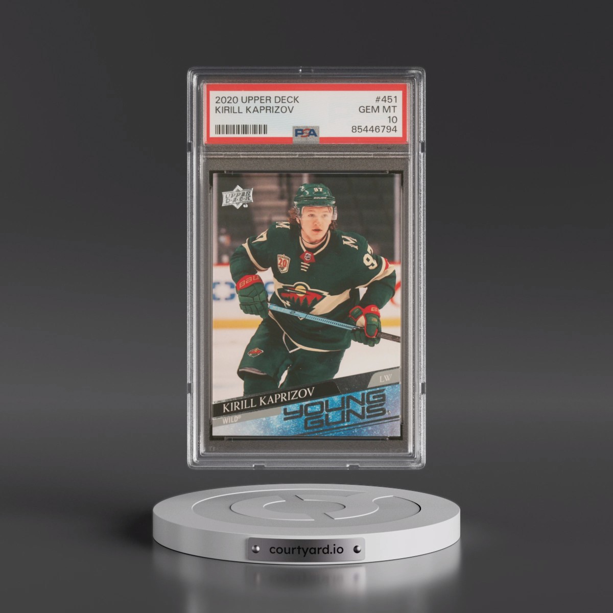 2020 Upper Deck #451 Kirill Kaprizov (PSA 10 GEM MINT)