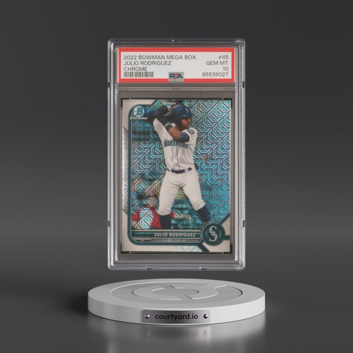 2022 Bowman Mega Box Chrome Julio Rodriguez #45 PSA 10