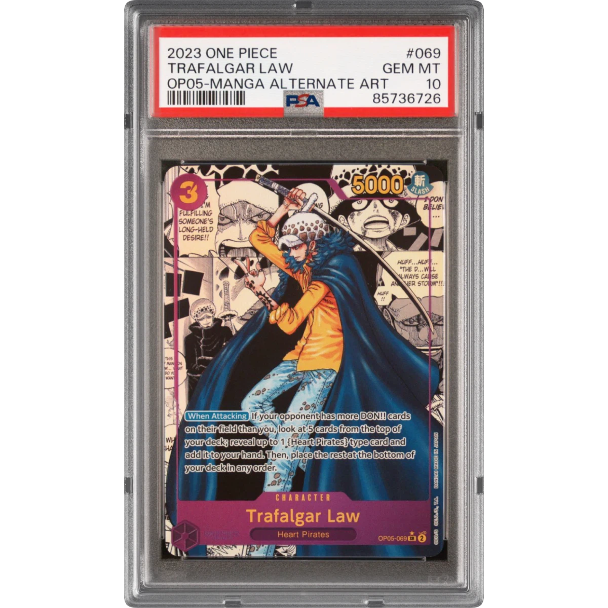 Trafalgar Law card artwork