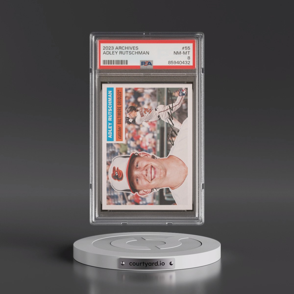 2023 Topps Archives Adley Rutschman #55 PSA 8