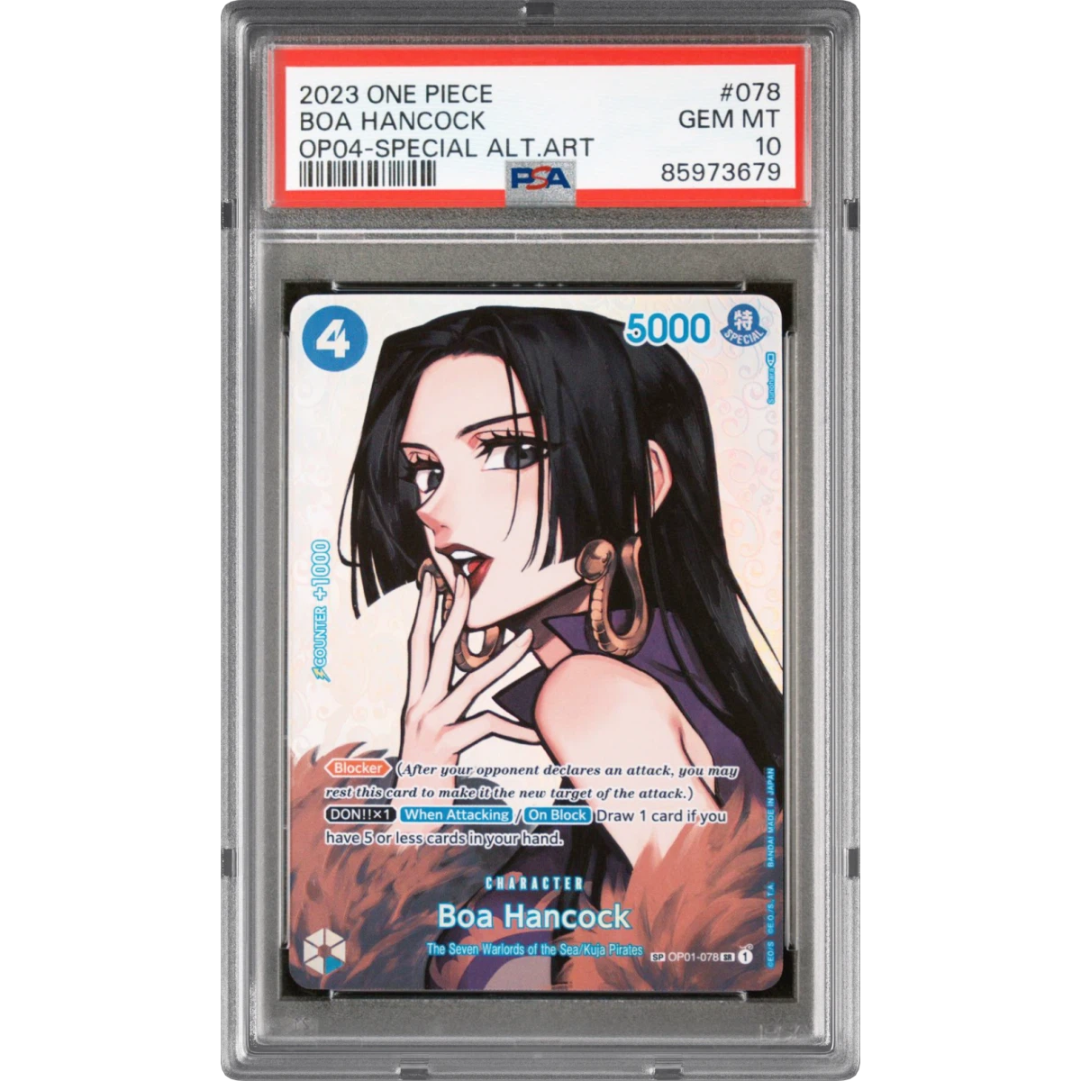 Boa Hancock card artwork