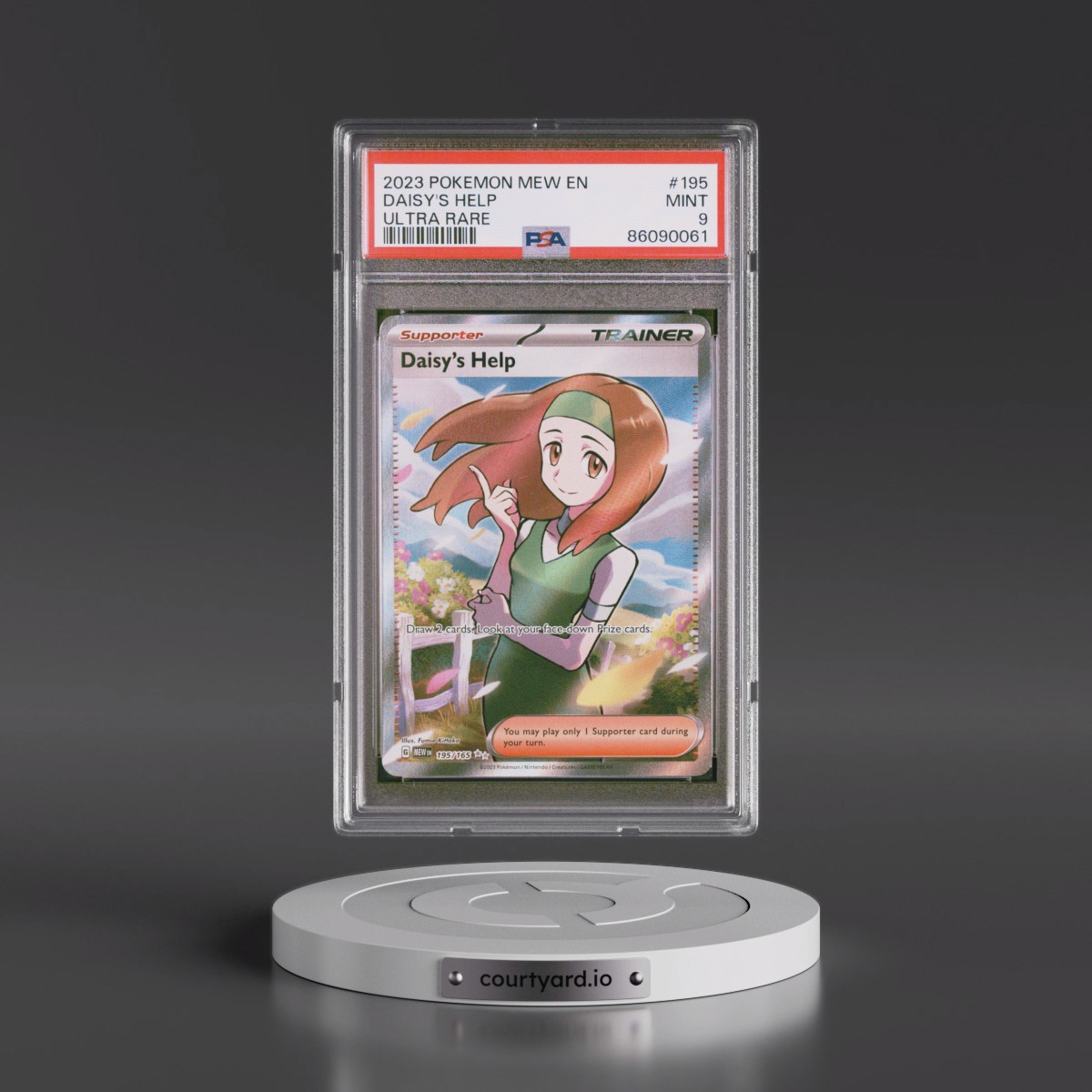 2023 Pokémon Mew EN-151 #195 Daisy's Help - Ultra Rare (PSA 9 MINT)
