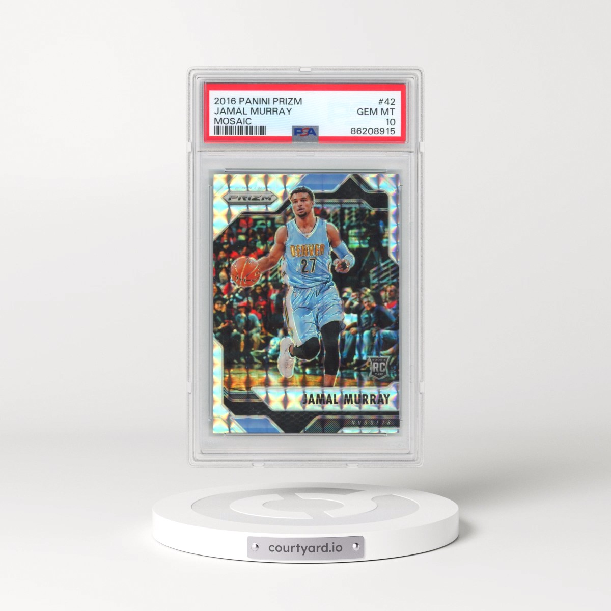 2016 Panini Prizm Mosaic #42 Jamal Murray (PSA 10 GEM MINT)