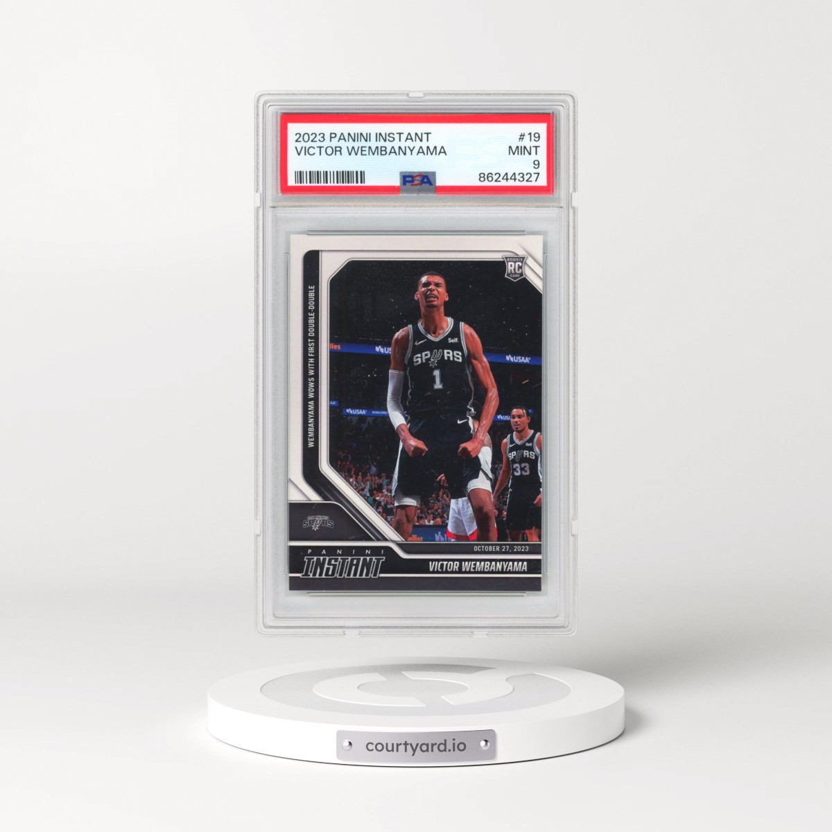 2023 Panini Instant #19 Victor Wembanyama (PSA 9 MINT)