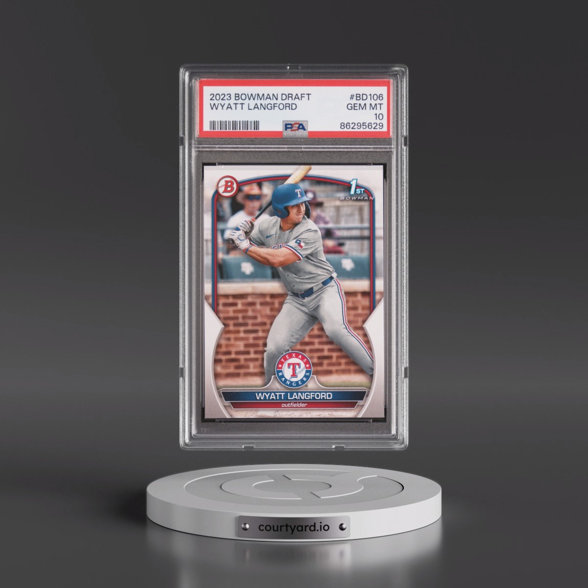 2023 Bowman Draft #BD106 Wyatt Langford (PSA 10 GEM MINT)