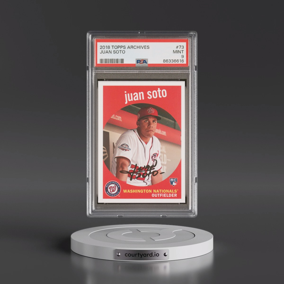 2018 Topps Archives #73 Juan Soto (PSA 9 MINT)