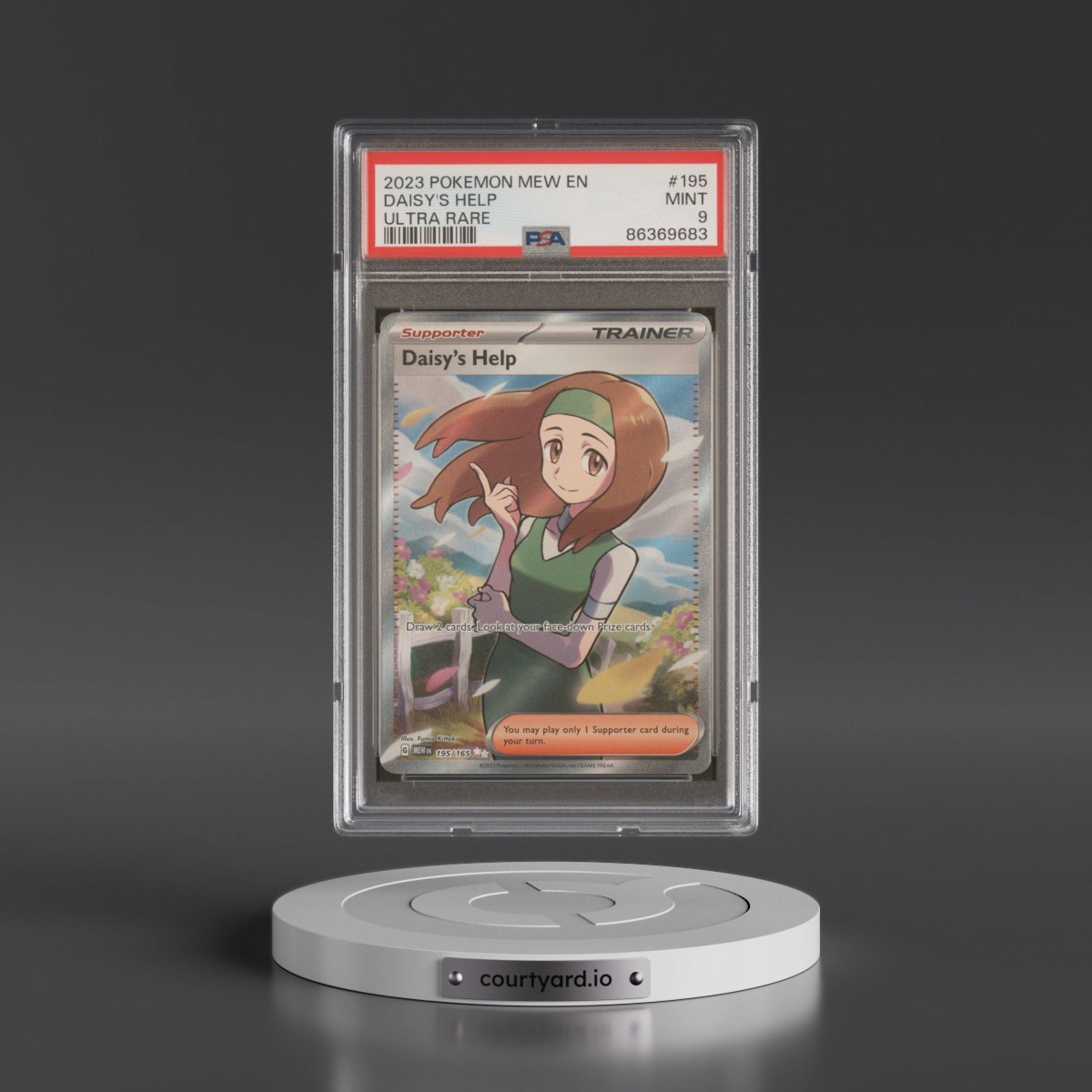 2023 Pokémon Mew EN-151 #195 Daisy's Help - Ultra Rare (PSA 9 MINT)