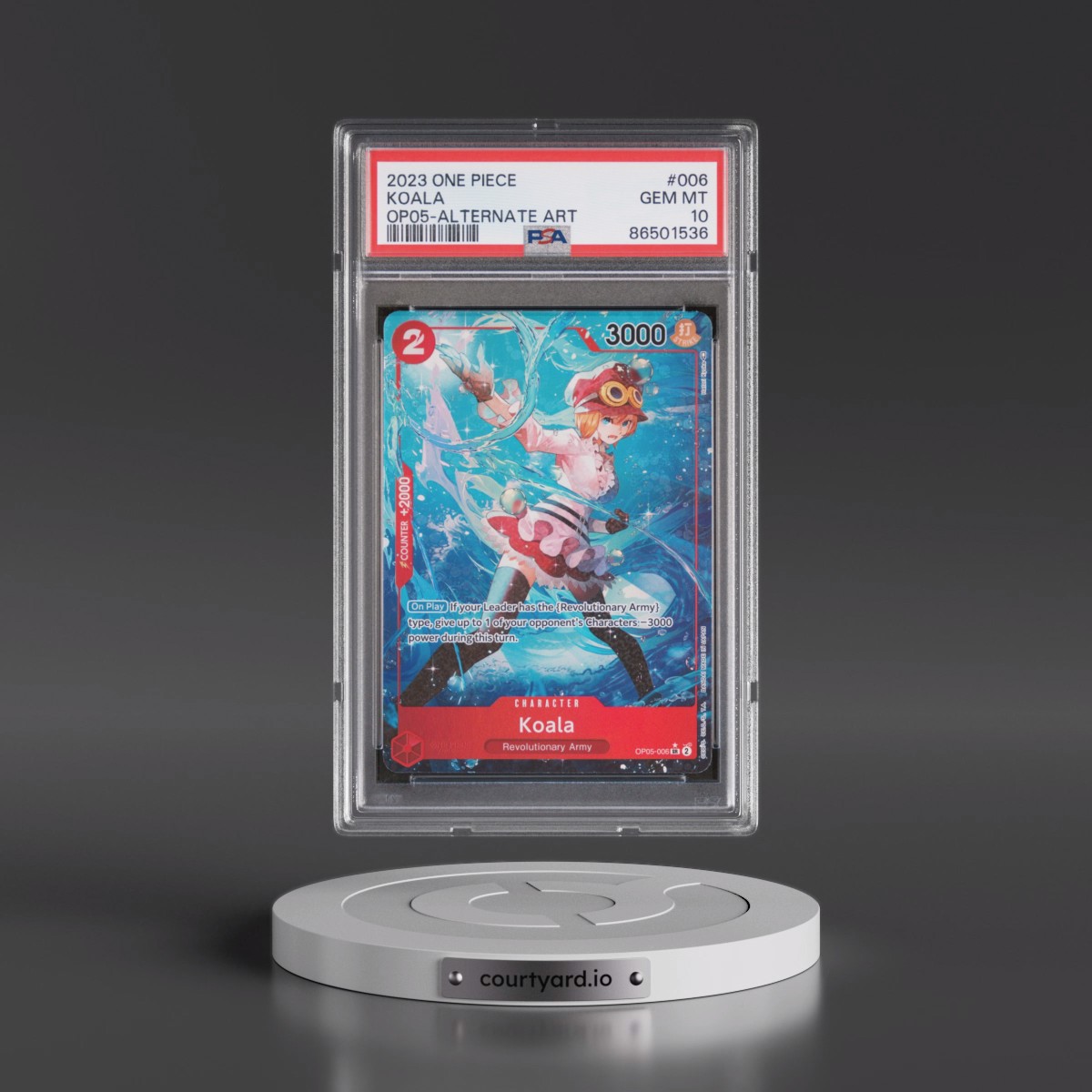 2023 One Piece OP05-Awakening of the New Era Koala - Alternate Art #006 PSA 10