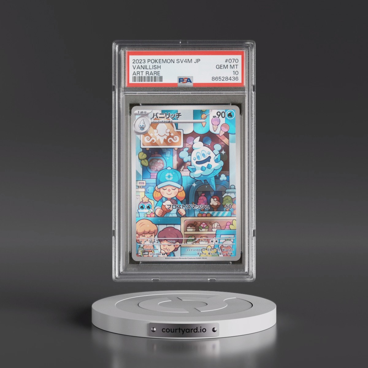 2023 Pokémon Sv4m-Future Flash #070 Vanillish - Art Rare (PSA 10 GEM MINT)