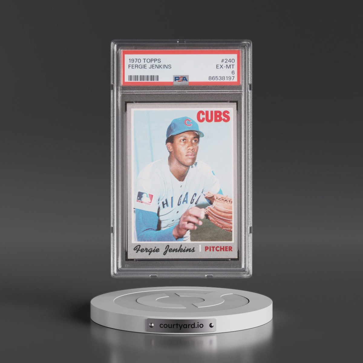 1970 Topps #240 Fergie Jenkins (PSA 6 EX-MT)