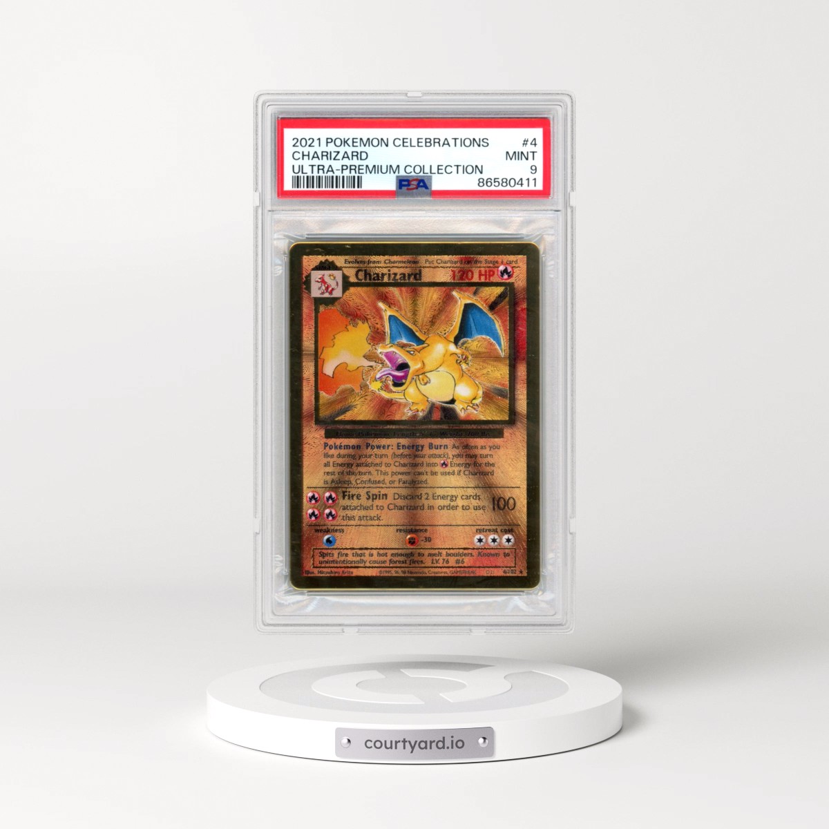 2021 Pokémon Celebrations Ultra-Premium Collection #4 Charizard (PSA 9 MINT)