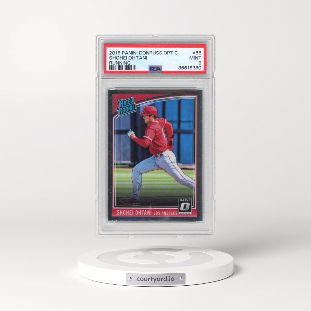 2018 Panini Donruss Optic #56 Shohei Ohtani - Variation (PSA 9 MINT)