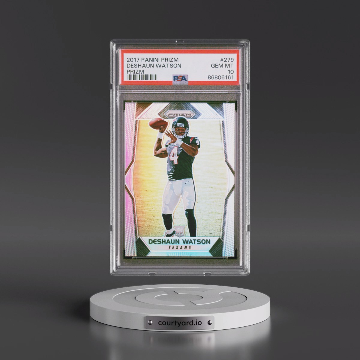 2017 Panini Prizm Deshaun Watson - Prizm #279 PSA 10