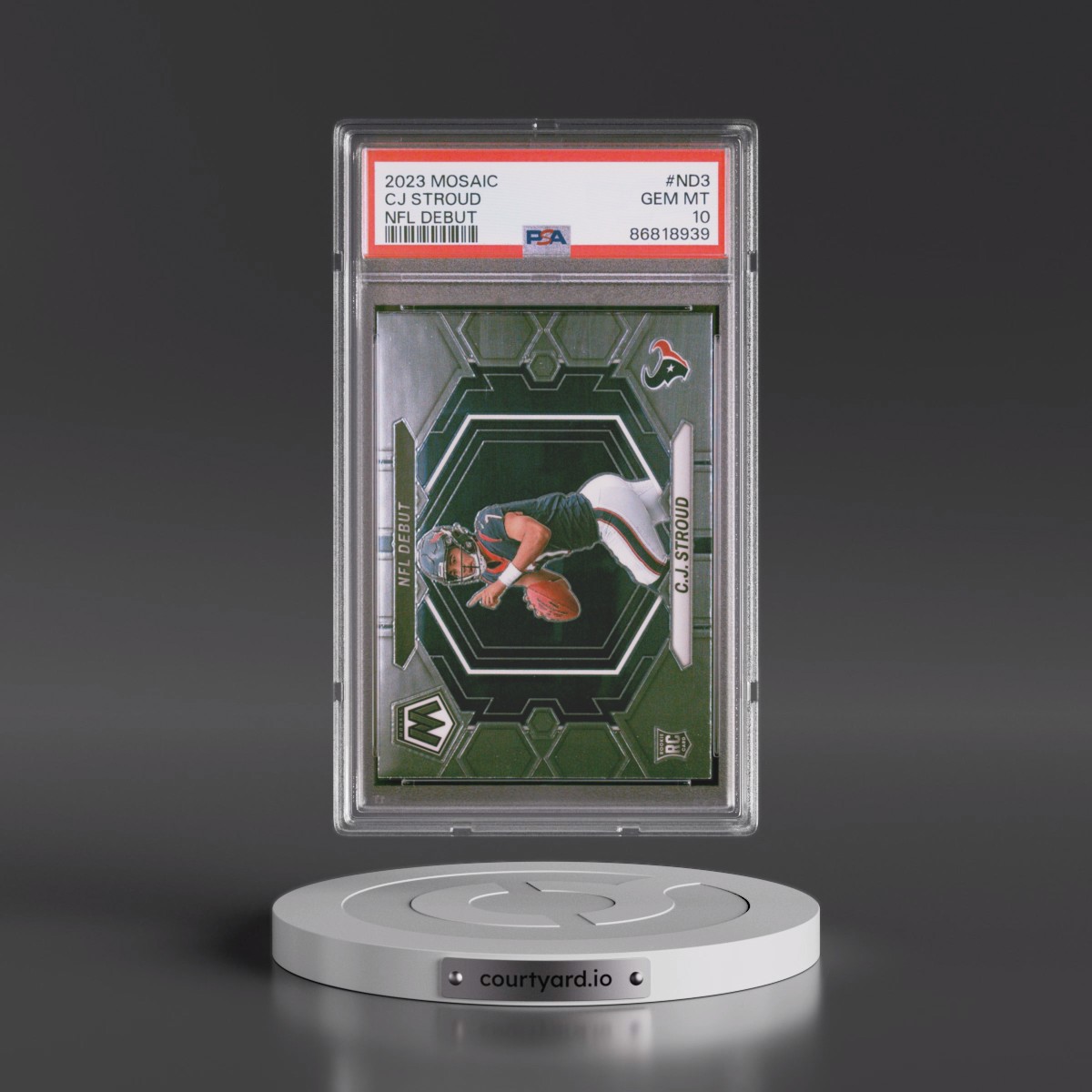 2023 Panini Mosaic NFL Debut #ND3 CJ Stroud (PSA 10 GEM MINT)