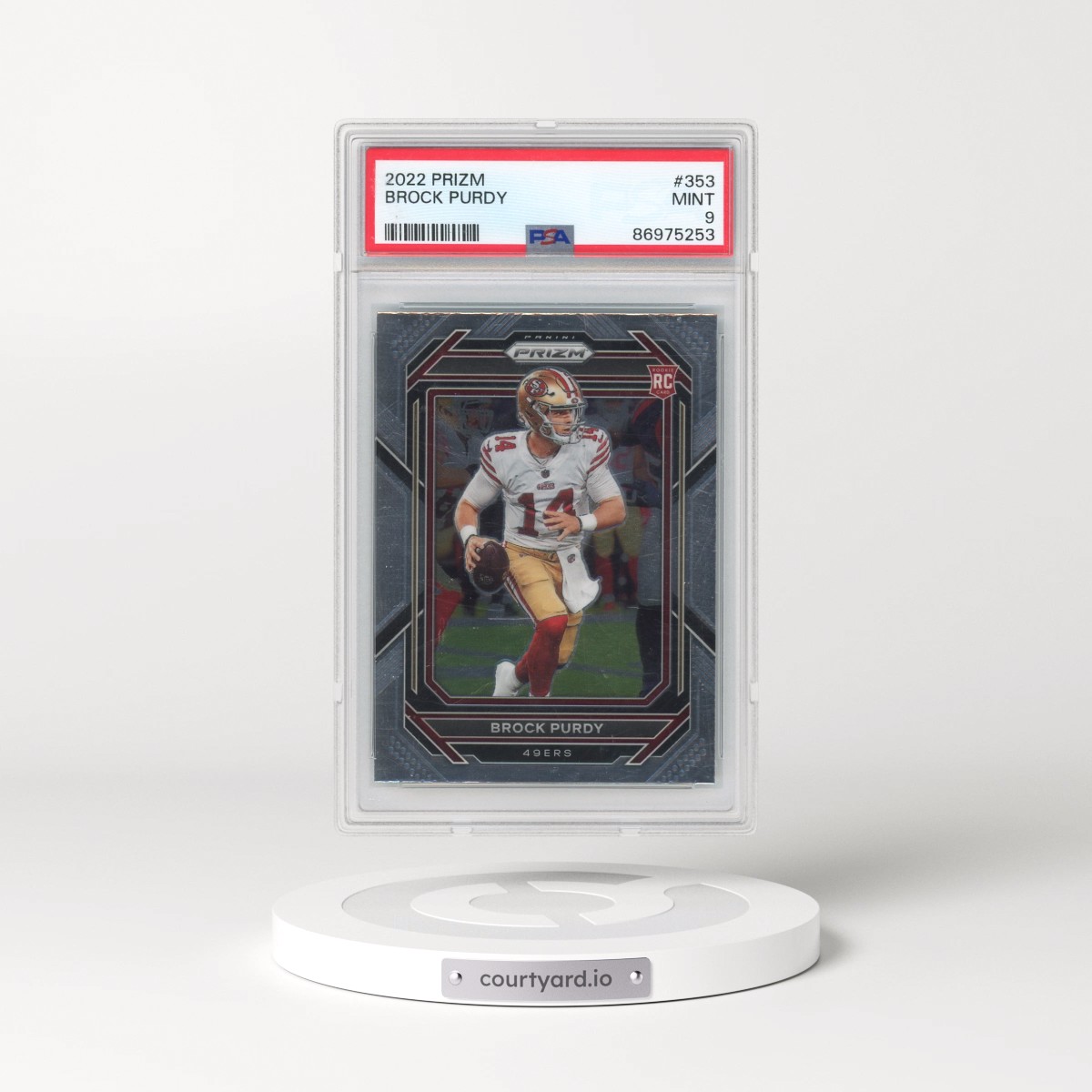 2022 Panini Prizm #353 Brock Purdy (PSA 9 MINT)