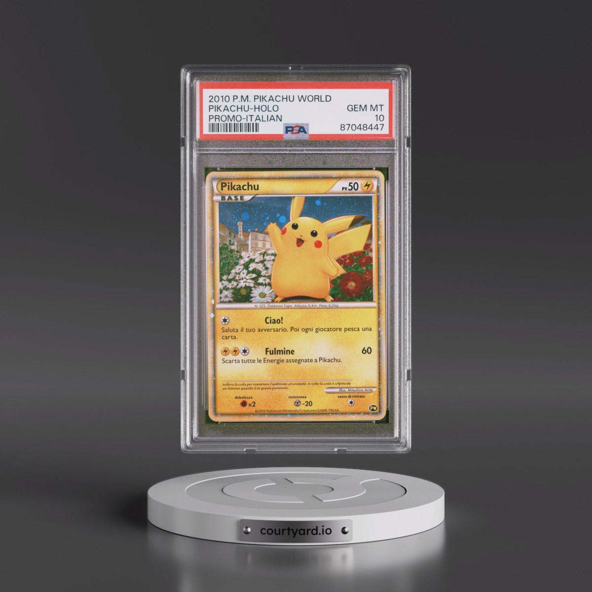 2010 Pokémon Pikachu World Promo Pikachu - Holo (PSA 10 GEM MINT)