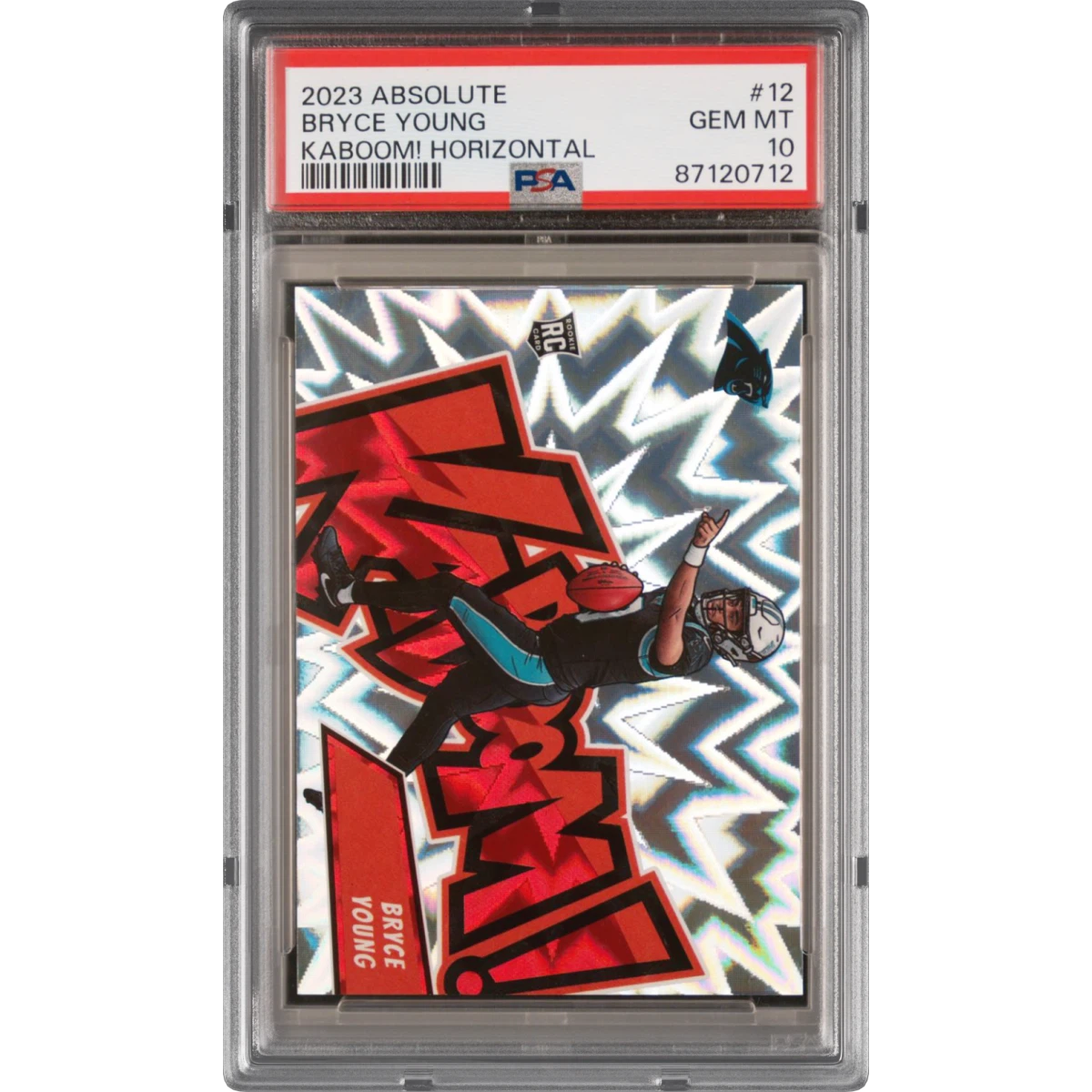 2023 Panini Absolute Kaboom! Horizontal #12 Bryce Young (PSA 10 GEM MINT)