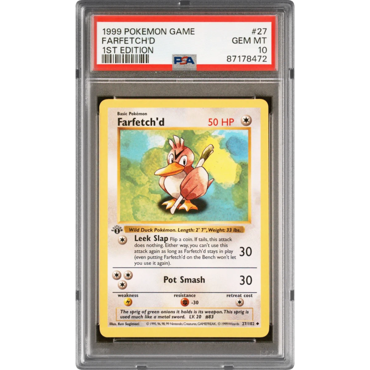 Farfetch'd card artwork