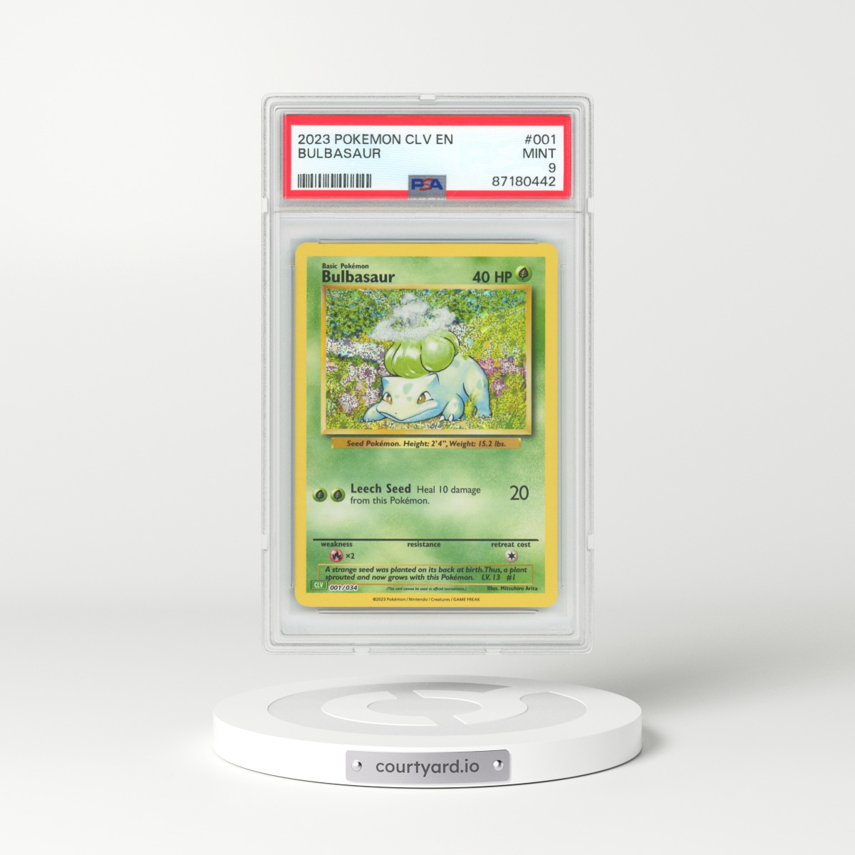 2023 Venusaur & Lugia EX Deck #1 Bulbasaur (PSA 9 MINT)