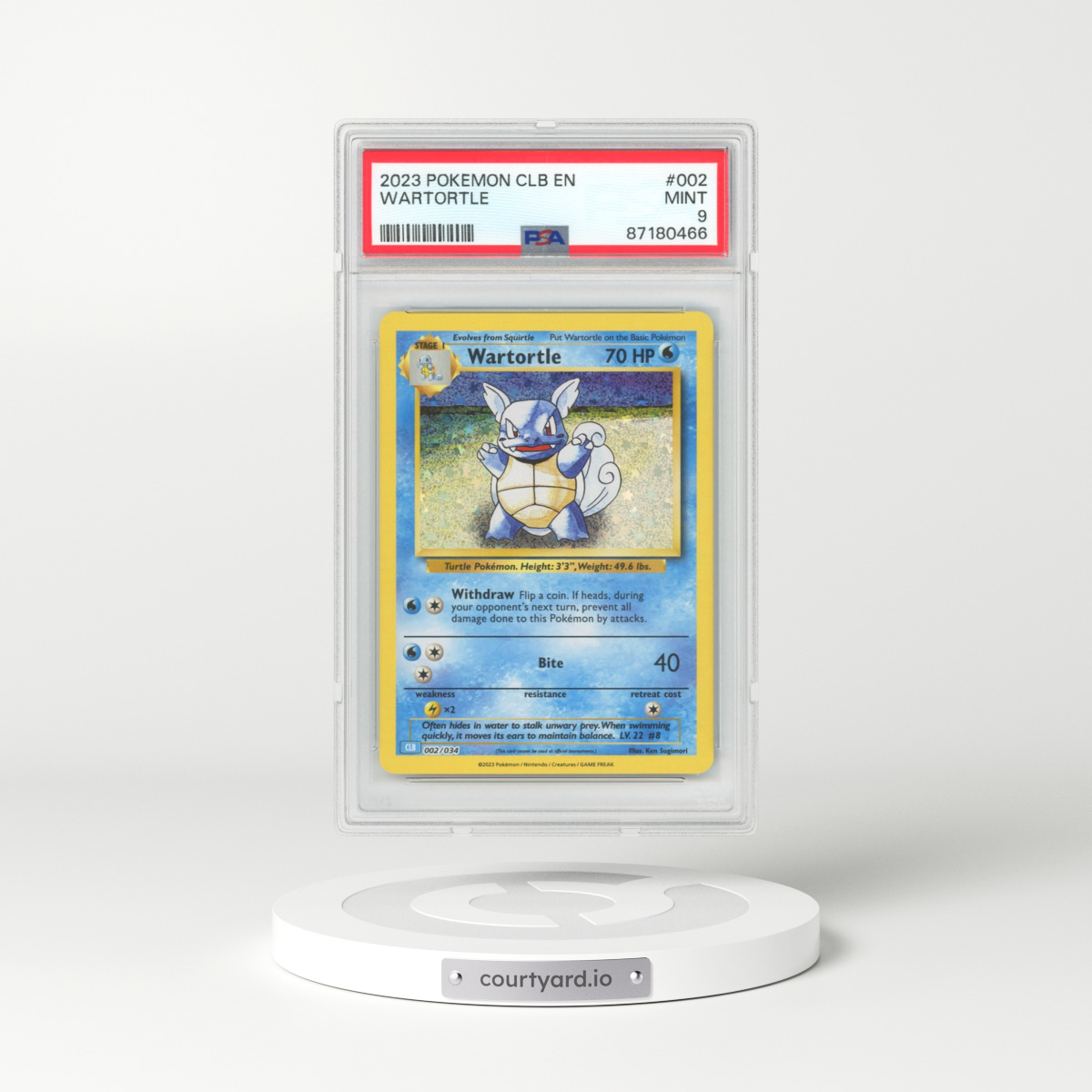 2023 Blastoise & Suicune EX Deck #2 Wartortle (PSA 9 MINT)