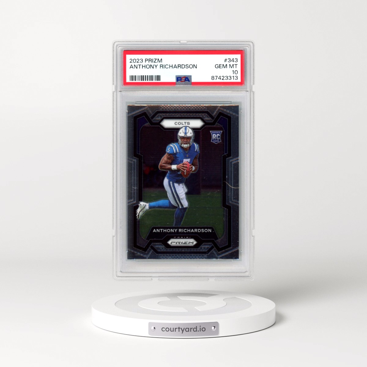 2023 Panini Prizm #343 Anthony Richardson (PSA 10 GEM MINT)
