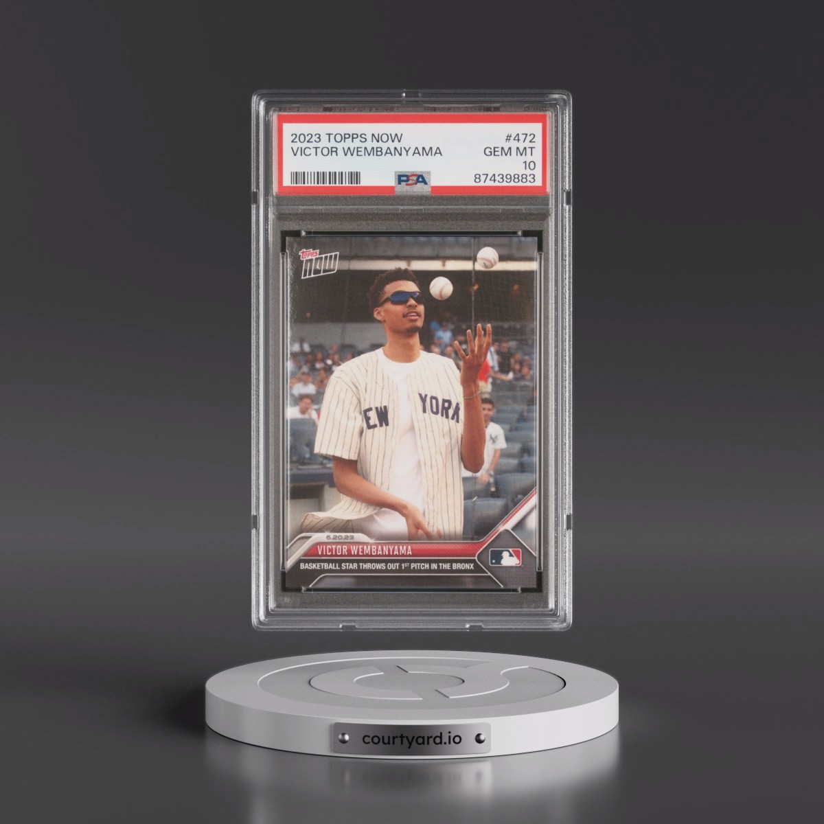 2023 Topps Now #472 Victor Wembanyama (PSA 10 GEM MINT)