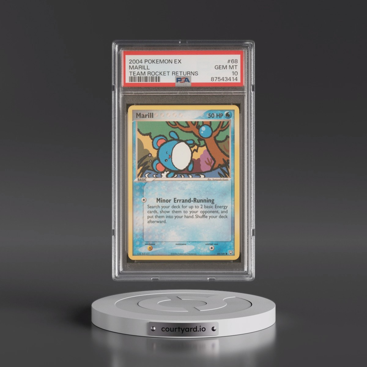 2004 Pokémon EX Team Rocket Returns #68 Marill (PSA 10 GEM MINT)